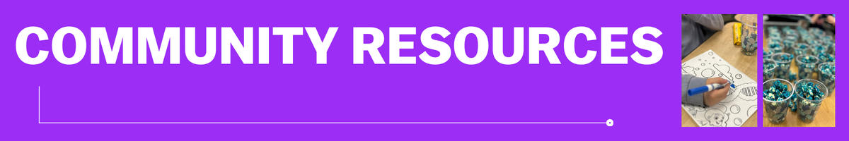 IAD community resources banner